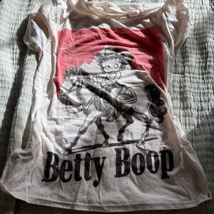 Betty boop cowgirl tee